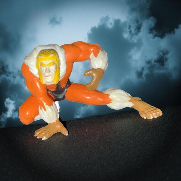 Vintage 1991 Marvel Comics Sabretooth Action Figure 2" B2 - Picture 1 of 5
